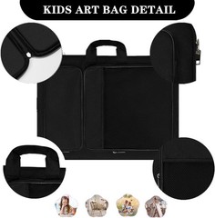 Creative Art Portfolio for Kids – Lightweight Zipper Bag with Comfortable Straps