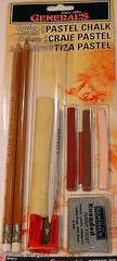 9 piece Set General’s Getting Started Pastel Chalk or Getting Started Graphite