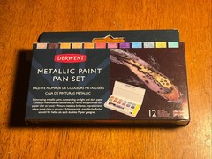 Derwent Metallic Paint Pan Set New In Box