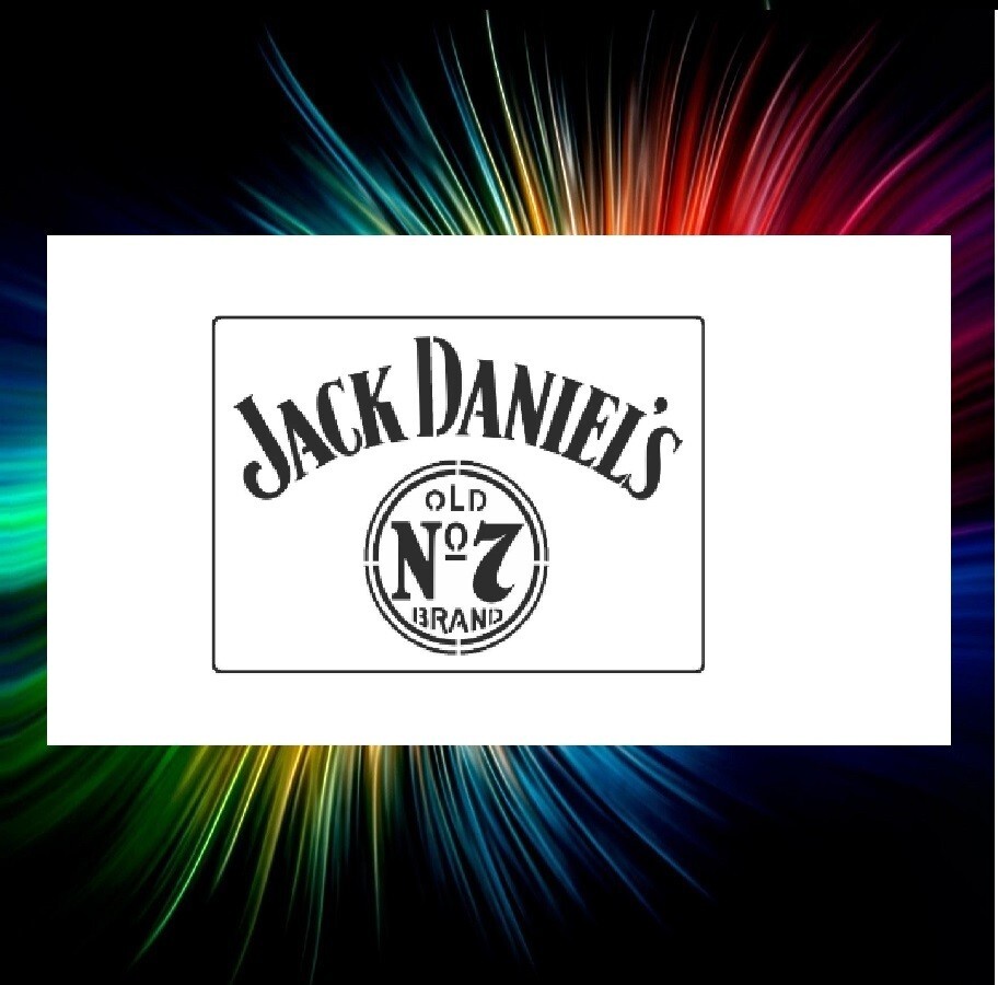 JD OLD TIME OLD NO. 7 BRAND IMAGE, TENNESSEE WHISKEY AIRBRUSH, PAINTING , LOGO