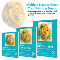 Canvas Painting Acrylic Sketch Book – 9×12 Inch, 20 inches, Inch