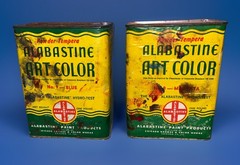 Alabastine Art Color Lot of 2 No.8-Magenta & No. 9 Blue Open Partially Used READ