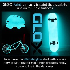 Glow in the Dark Acrylic Paint – UV Reactive Fluorescent Paint for Indoor Walls