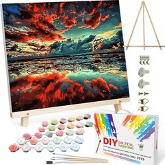 Acrylic Painting Set – Colorful Floral Theme