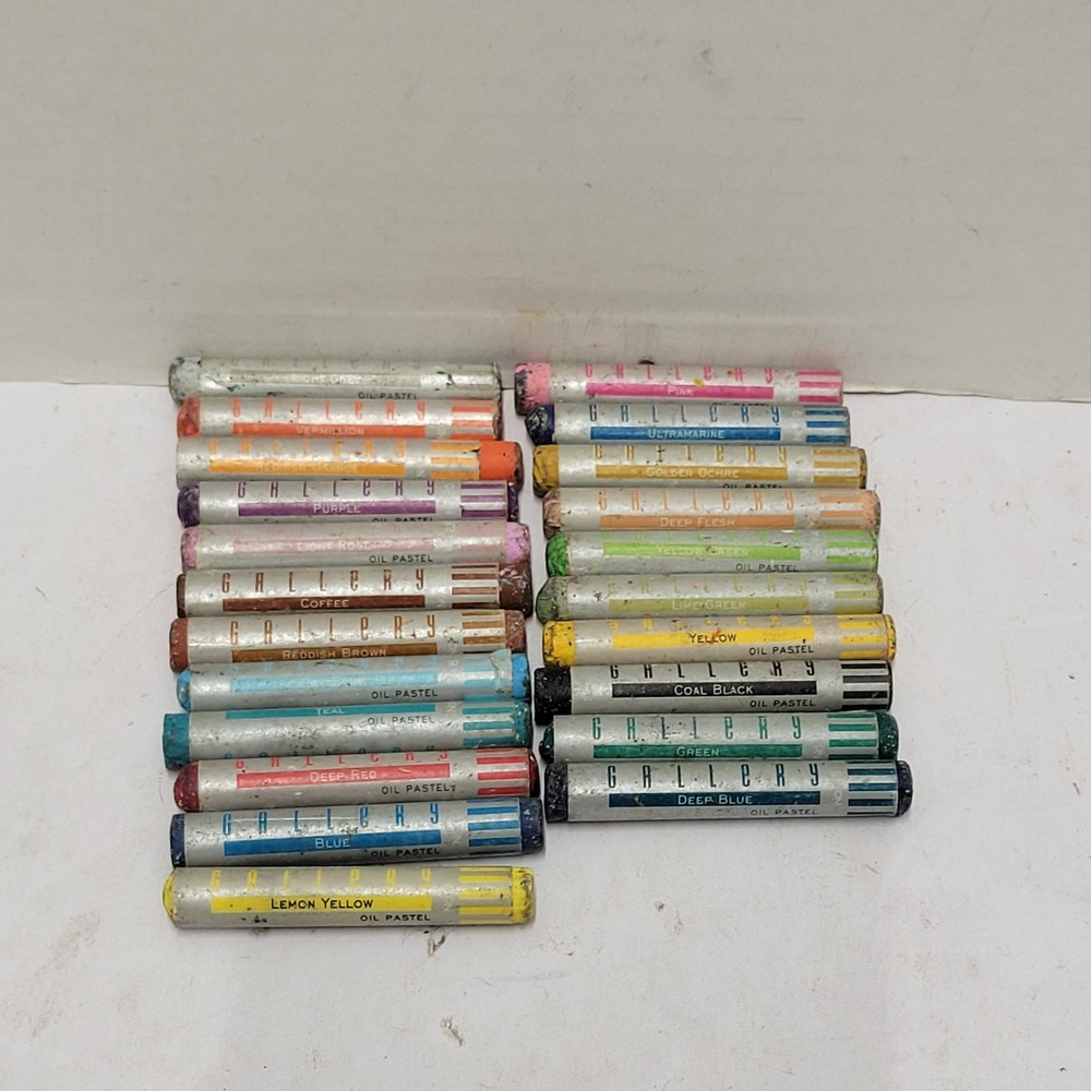 Mungyo Gallery Artists Soft Oil Pastels Lot of 22 Assorted Colors Professional