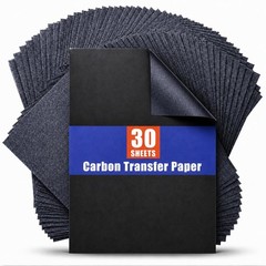 Carbon Paper for Tracing Graphite Transfer-Paper – PSLER 30 Pcs Black Graphite P