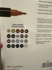Tombow Dual Brush Pen Set 20 Colors Neutral Palette
