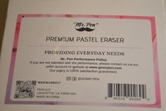 LOT OF 2- Mr. Pen- Erasers, 10 Pack, Pencil Eraser, Pastel Colors (20 total)