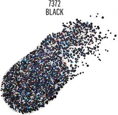 2 fl Oz Black Glitter Glitz Acrylic Craft Paint – High Coverage for DIY Designs