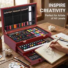 Color More Art Supplies, 175-Pack Deluxe 9.6 Fl Oz (Pack of 1), Cherry
