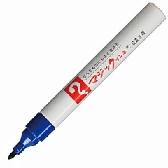 Teranishi Chemical Industry Oil-Based Marking Pen Magic Ink No. 500 Blue 6-Pack