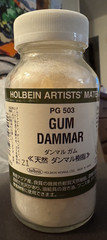 HOLBEIN ARTIST’S MATERIALS GUM DAMMAR CRYSTALS 100 GRAM GLASS BOTTLE