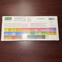 WINSOR & NEWTON Cotman Watercolor Paint Set, Studio Set, 46 Half Pans w/ Brush