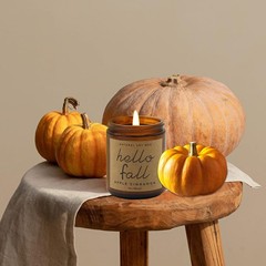 Fall Decorations for Home – Candles, Gifts Fall(7oz), White, Brown