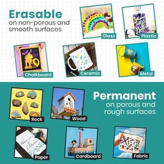 Chalkola Chalk Markers for Chalkboard, Blackboard, Window, Bistro, Car Glass, Bo