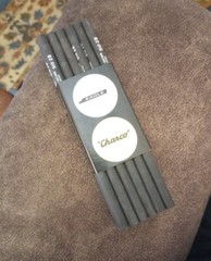 Set 12 Vintage EAGLE CHARCO SUPER REFINED CHARCOAL PENCILS 310 2B – New
