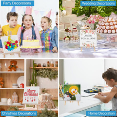 Mini Canvases for Painting, 4X4In Canvas in Bulk 100 Pack, 2/5In Profile Small S