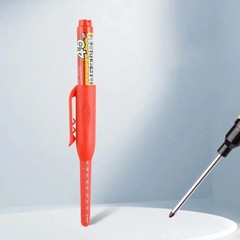 45mm Deep Hole Long Nib Marker Pen Scriber for Carpentry Wood Metal DIY