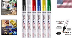 Paint Markers Oil Based Permanent Markers Waterproof Assorted Colors 6pcs