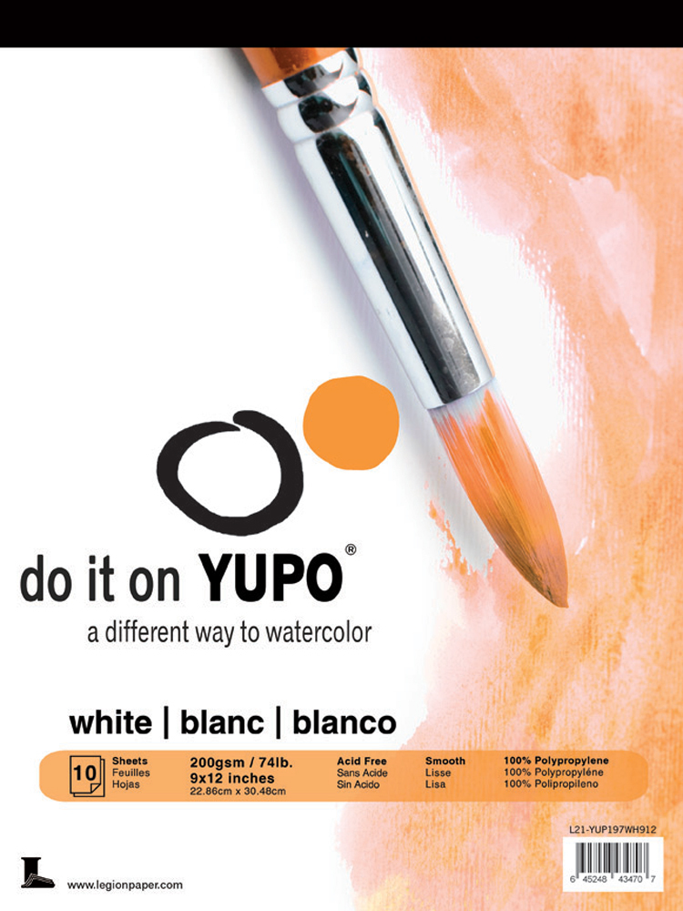 Yupo Polypropylene Pad White 74# 9X12