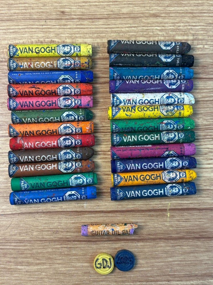 Van Gogh Oil Pastels by Royal Talens 24Ct Superfine Pastels Loose 823