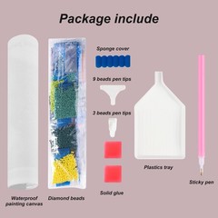 Colorful Flowers Diamond Painting Kits for Adults,Treehouse Diamond Art for Begi