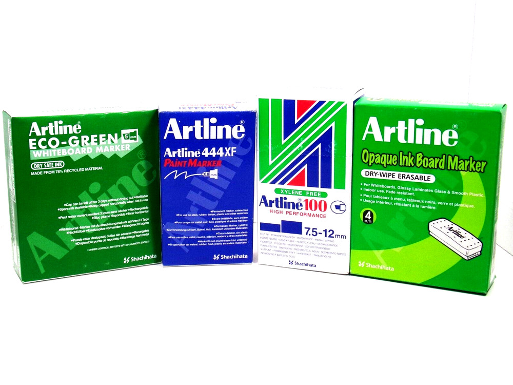 ARTLINE MARKERS VARIUOS MODEL, COLOR AND STILE. IN A BOX. 1DZ OR 1/2DZ. YOU PICK