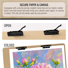 23″ X 26″ Oversized Artist Sketch Tote Board – Lightweight Hardboard Drawing Boa