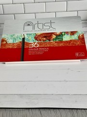 NEW Fantasia Artist Premium Colouring Pencils 36 Count Extra Thick Leads