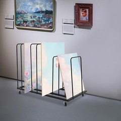 Art Drying Rack with Wheels – Durable, Spacious, Modern Design for Artists