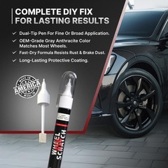 Universal Touch Up Paint Kit For Anthracite Gray Wheel Scratch Repair Kit