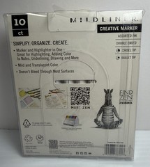 ZEBRA MILDLINER 10 CT PACK BRAND NEW Chisel Tip Bullet Tip Gentle & Neutral
