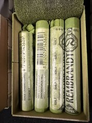 90’s Royal Talens Rembrandt Soft Pastels Extra Fine 626,5 Green RARE Old Stock