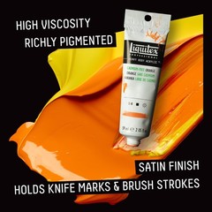 Professional Heavy Body Acrylic Paint, 2-oz (59ml) Tube, Fluorescent Pink