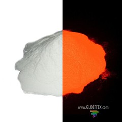 Red Glow in the Dark Powder – 1/2 oz – No UV Light Needed!