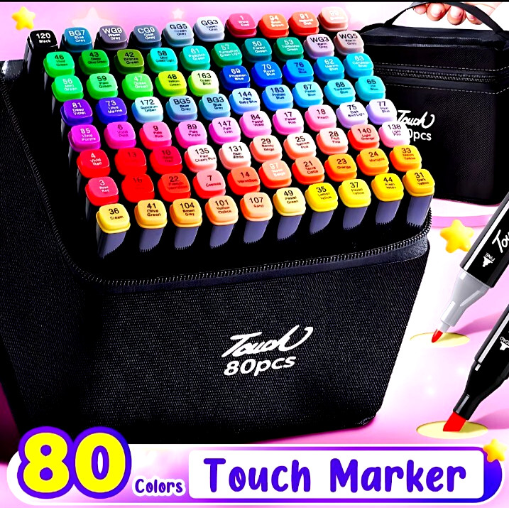 80 pcs Amazing Magic Pens | Touch Marker | Art Supplies for Kids | EXPRESS