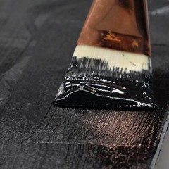 SoFlat Matte Acrylics by GOLDEN Black 4 fl. oz. Jar Professional Acrylic Pain…