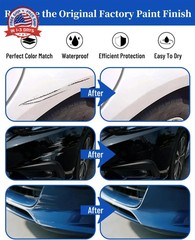 Jet Black Mica 41W Touch up Paint for Mazda-Exact Match Scratch Repair Kit 2-In-