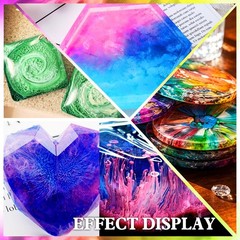 Alcohol Ink Set – 24 Vibrant Colors for Resin Art, Petri 24 Bottles x 10ml