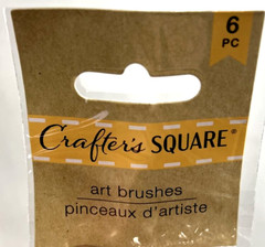 Art Paint Brushes Crafter’s Square 6-Piece PB-6-BLK (Case of 96 6-Packs)