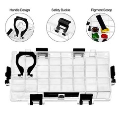 joybest Watercolor Palette Box 24 Well Airtight Travel Paint Storage Case