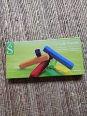 WHSmith soft pastels, 24 set, NEW in packaging, for drawing and shading