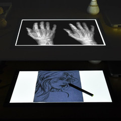 A3 Artist Tracing Light Box Copy Table, 12V1A Adapter Power Dimmerable 6000