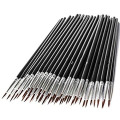 60 Pcs Fine Detail Paint Brushes Bulk for Nail Art Face Painting DIY Crafts