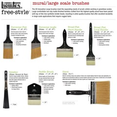 Professional Freestyle Large Scale Brush, Giant 5.5-Inch