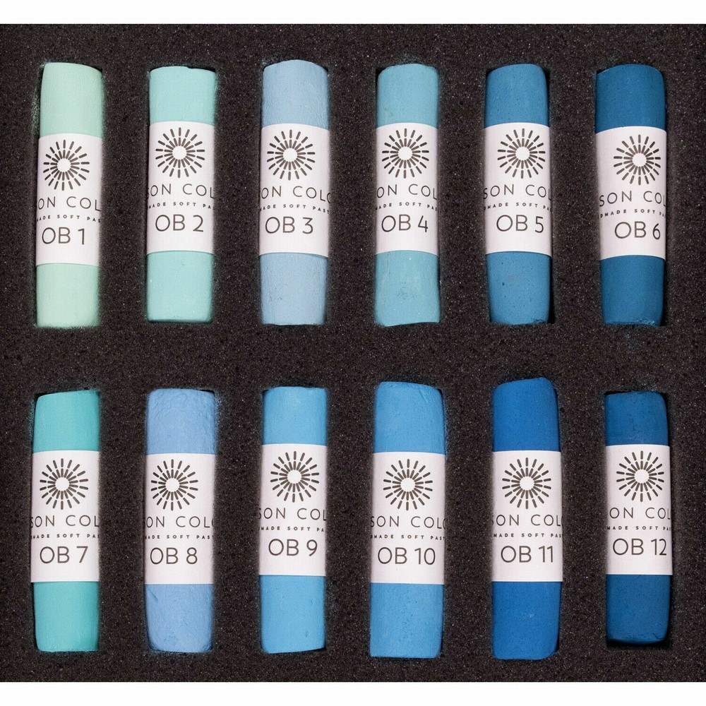 Unison Artists Soft Pastel Box Set – 12 Ocean Colours
