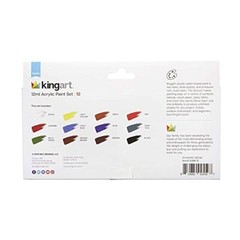 Studio Acrylic Paint Set 12 ml 12 Colors Perfect for Art and Craft Projects
