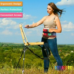 Multicolor Colored Pencils & Sharpener in Stylish Canvas for Artists – 36 Count