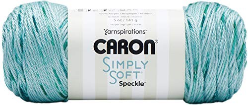 CARON Simply Soft Speckle Yarn, Abyss,Sculptures & Figurines