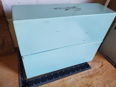 The Econasign Kit England Antique Signmaker Paint Box w Stencils brush and Books